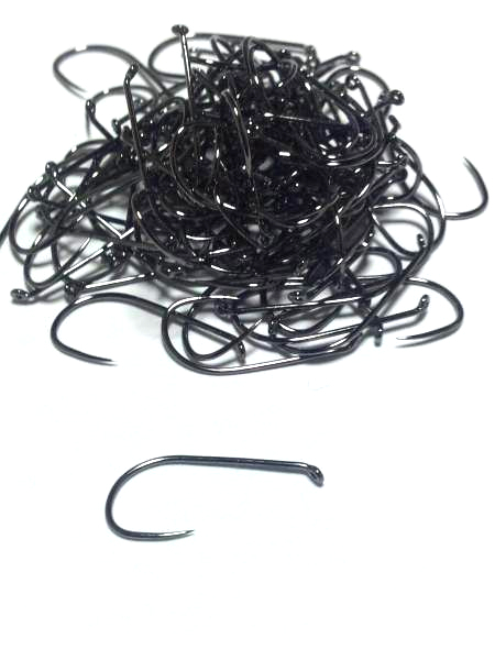 細身 純国産フライフック #14 バーブレス100本セット拍卖