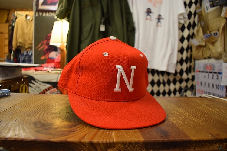 DEAD STOCK!!アメリカ製◎NEW ERAニューエラプロモデル6パネルベースボールキャップサイズ71/4レッドアメカジ x970拍卖