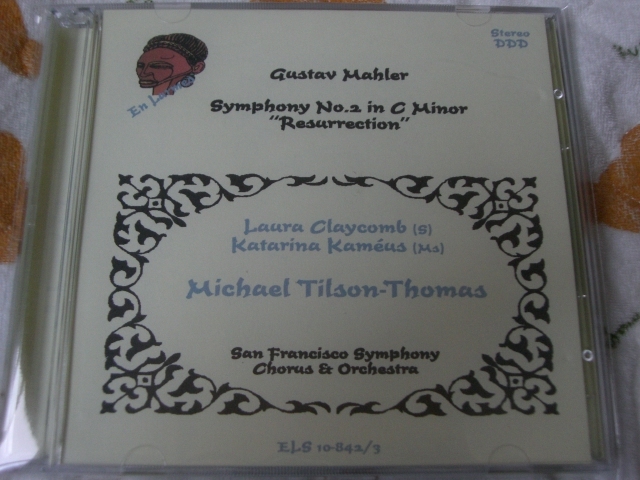 トーマス指揮!マーラー:交響曲第2番「復活」サンフランシスコso.&cho.。(2CD) 拍卖