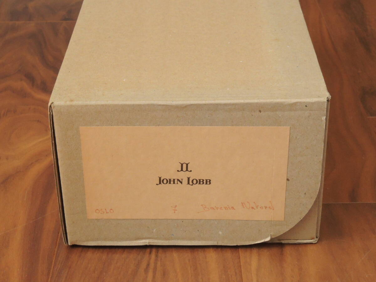 ほぼ新品 超貴重なビンテージ 80年代の茶箱 旧ロブ JOHN LOBB ジョンロブ拍卖