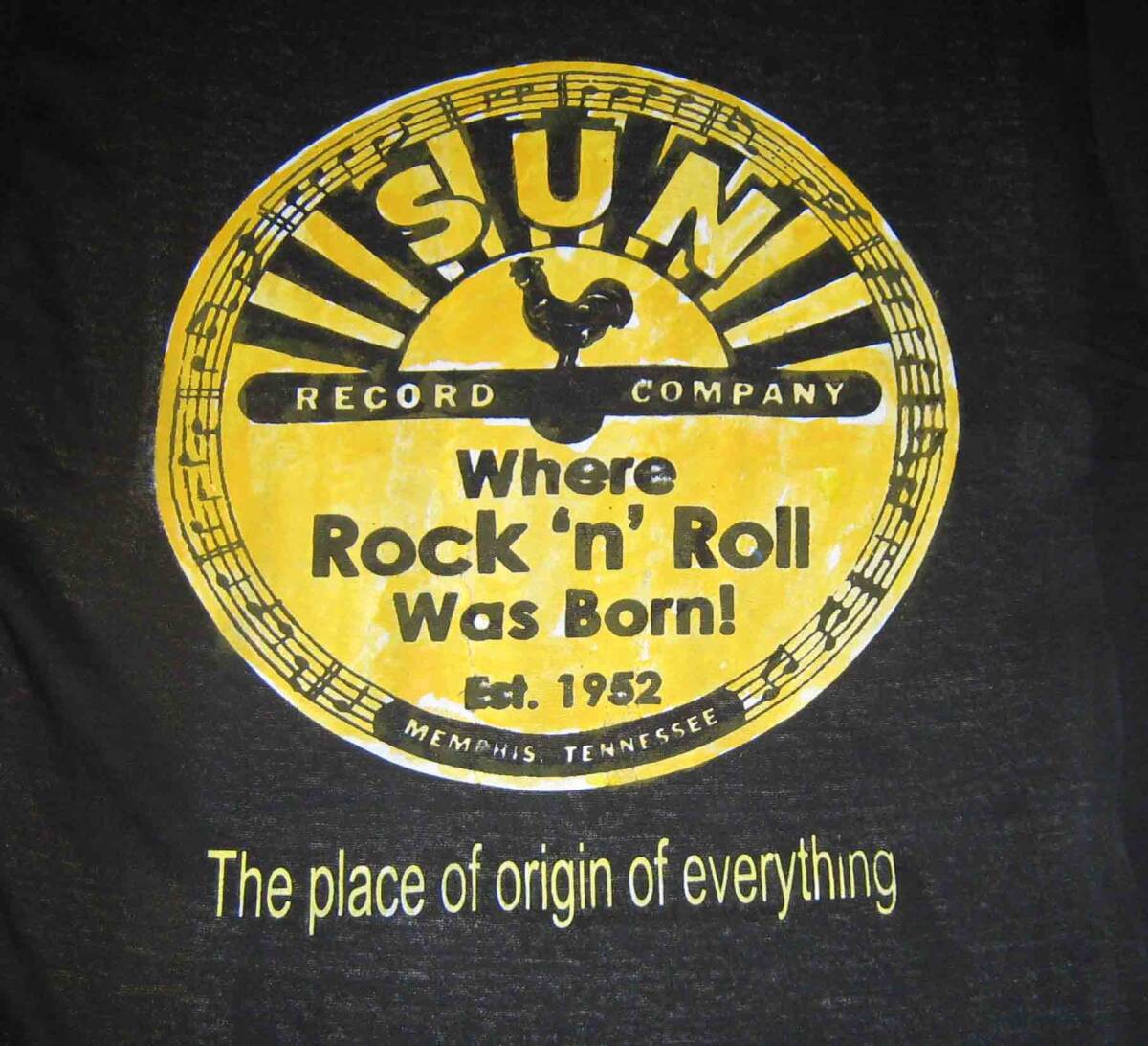 ロックンロール サンレーベル R&R 黒Tシャツ M・L・2L 3Lサイズ 各種 未使用拍卖