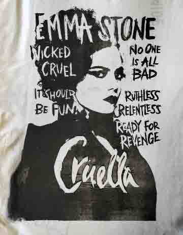 Emma Stone Tシャツ 白地に黒 M. L. 2L 3L の4サイズ有り拍卖