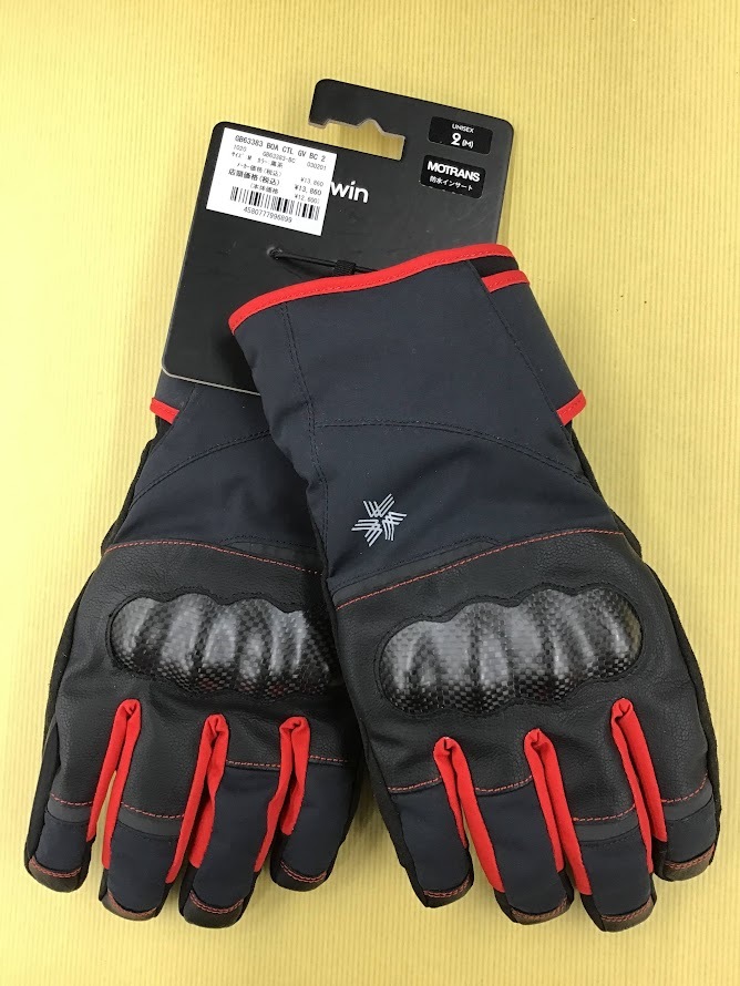 Goldwin ゴールドウイン グローブ ボア コントロール グローブ GB63383 BLACK/SCARLET Mサイズ 管理3006拍卖