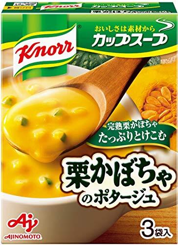 クノール カップスープ 栗かぼちゃのポタージュ 3袋入×4個 18.6グラム (x 12)拍卖
