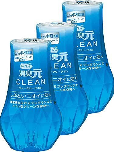 消臭元 【まとめ買い】トイレの CLEAN(クリーン) しぶといニオイに効く 消臭ポリフェノール配合処方 ウォータリーサボン 消臭芳香剤 トイレ拍卖