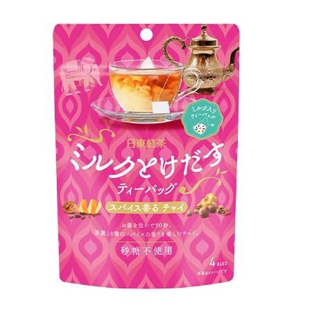 日東紅茶 ミルクとけだすティーバッグスパイス香るチャイ 1袋拍卖