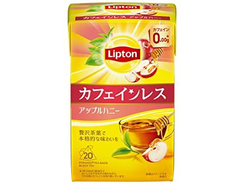 リプトン紅茶 カフェインレスティー アップルハニー ティーバッグ 20袋×6個拍卖