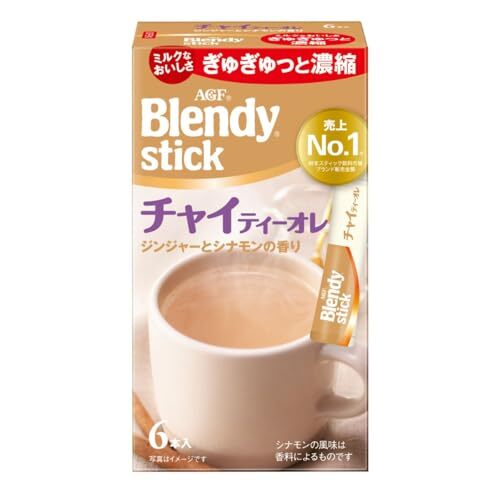 AGF ブレンディ スティック チャイティーオレ 6本×6箱 【 ミルクティー 】 【 紅茶 スティック 】拍卖