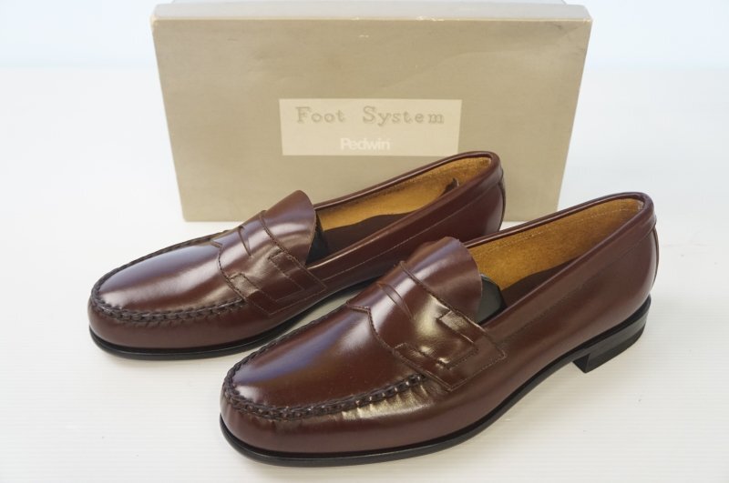 F-557 【ジャンク品 中古美品】 ローファー 革靴 KENFORD ケンフォード P007 27cm ビジネスシューズ ファッション拍卖