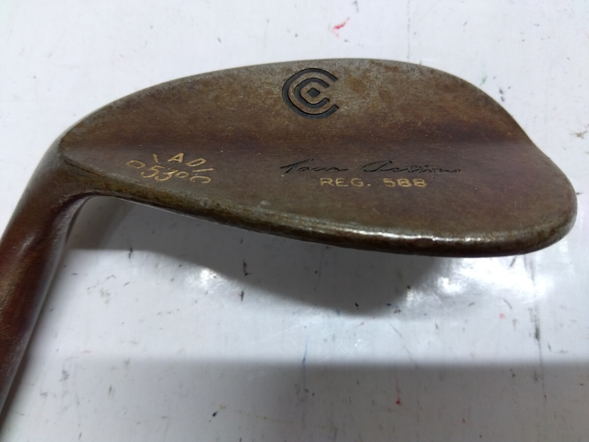 【単品ウェッジ】 Cleveland REG.588 53° flex:不明 メンズ左 スチールシャフト クリーブランド拍卖