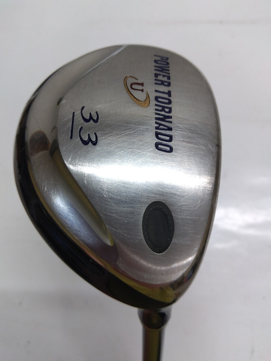 Kasco POWER TORNADO UT #33 ロフト角不明 flex:L レディース右 CORKSCREW U カーボンシャフト ユーティリティ キャスコ拍卖