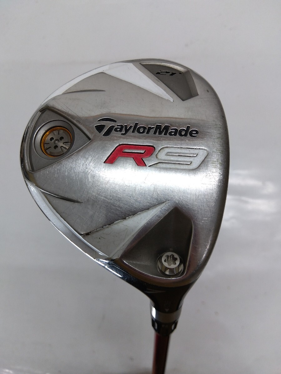 TaylorMade R9 FW 7W 21度 flex:S メンズ右 MotoRe Fujikura カーボンシャフト フェアウェイウッド テーラーメイド モトーレ フジクラ拍卖