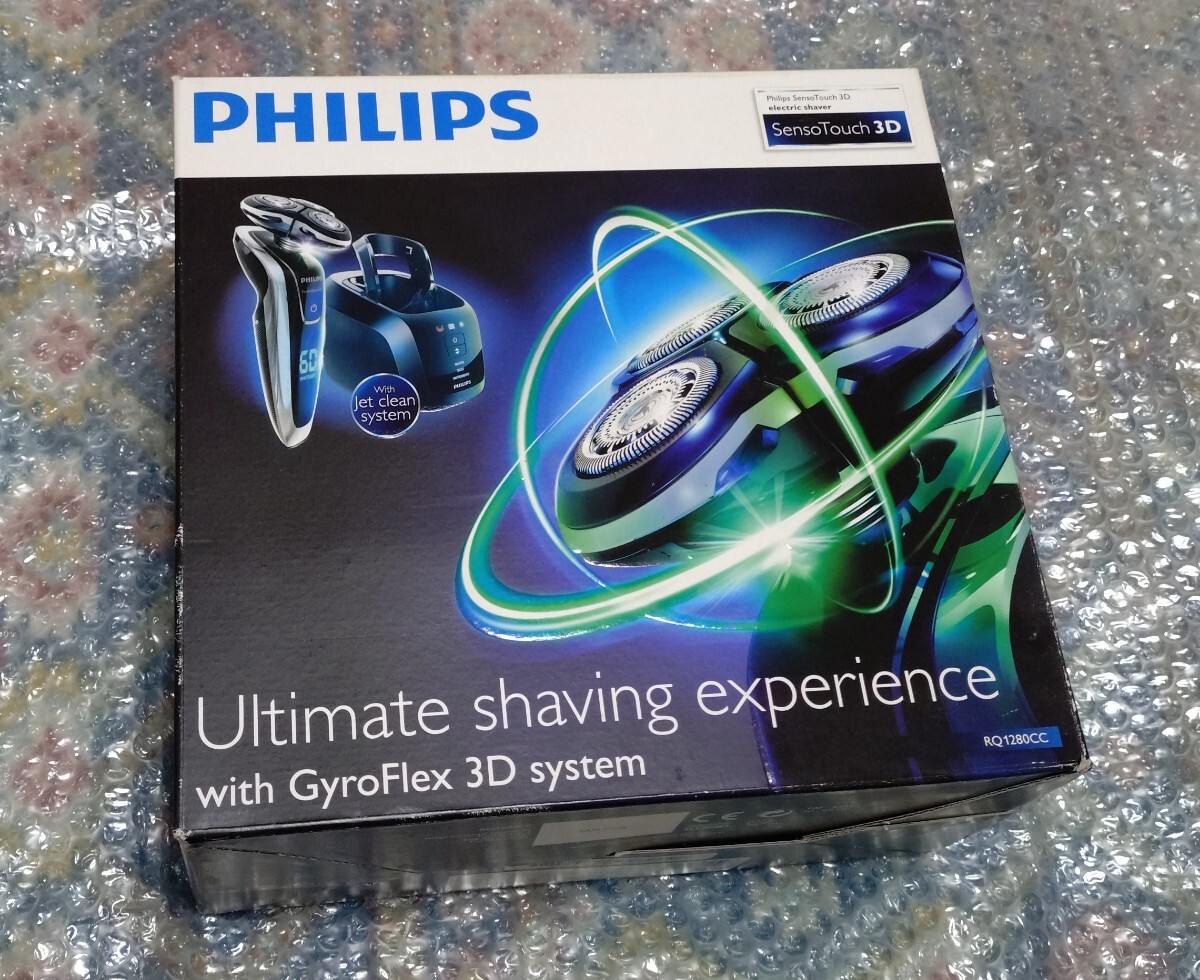 フィリップス 髭剃り 電動シェーバー センソタッチ3D「RQ1280CC」RQ12 新品 未使用 未開封 PHILIPS SensoTouch 3D 拍卖