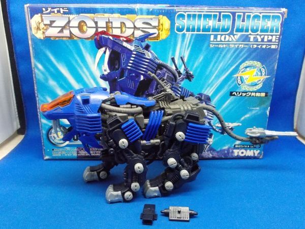 TOMY 旧ゾイド シールドライガー(ライオン型) RZ-007 ヘリック共和国 ZOIDS レトロ 当時物 現状品 SHIELD LIGER拍卖