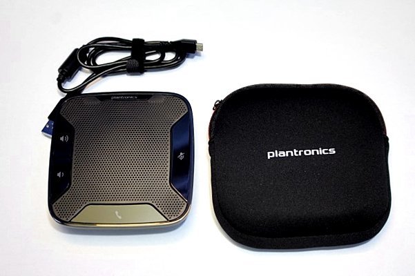 5台入荷 Plantronics プラントロニクス スピーカーフォン 会議用マイクスピーカー ◆Calisto P610/音出し○/USBケーブル&ケース付 44366Y拍卖