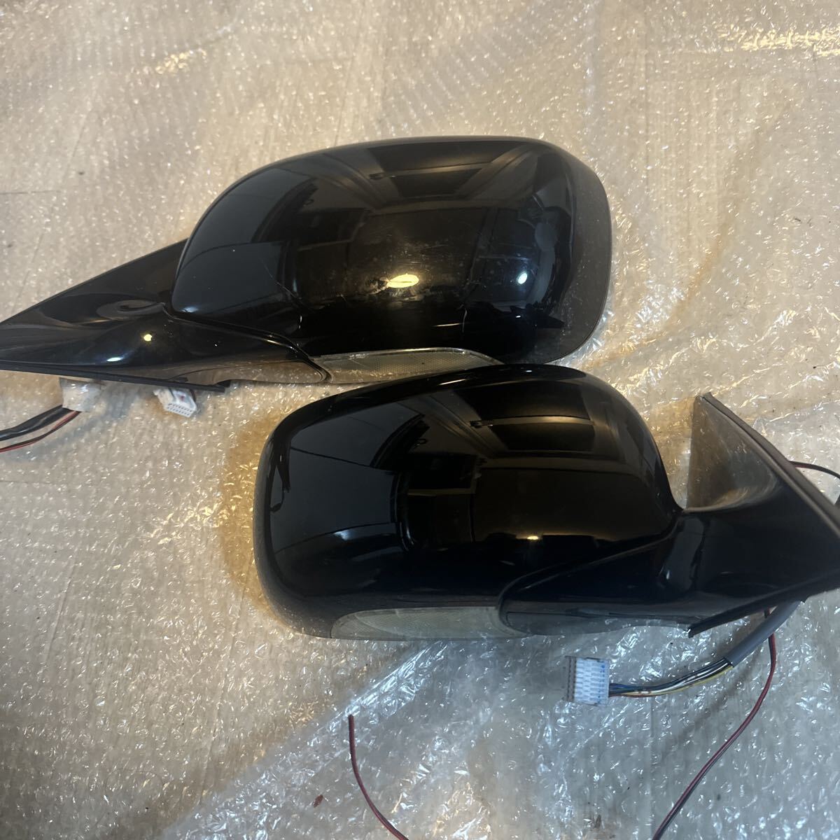 クラウンアスリート ドアミラー左右セット ブラック 202 GRS180 GRS182,拍卖