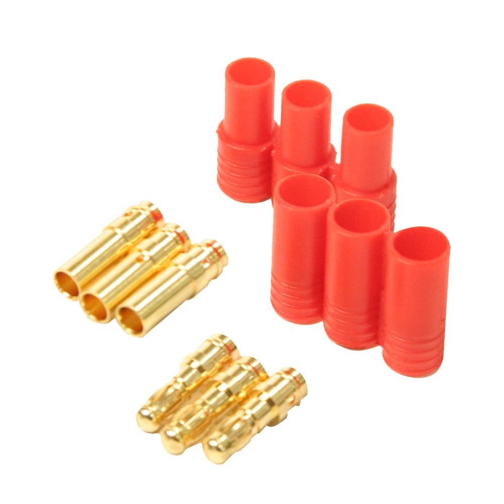 ▲Φ3.5mmブラシレスモーターコネクター オス、メス各3,イーグル3364U(ゆうパケット)拍卖