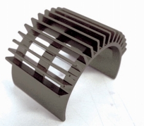 ▲540モーター用ラウンドアルミモーターラジエター【ガンメタ】2000V2-GU(ゆうパケット)拍卖