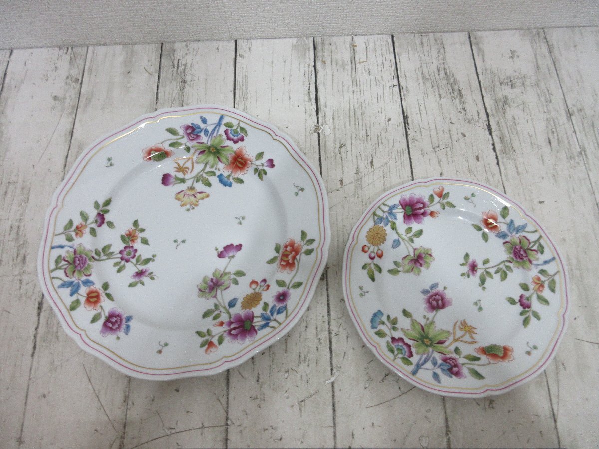 1円 良品 希少  リチャードジノリ グランデューカ  大皿 中皿 プレート 皿 2枚 GRANDUCA 【星見】拍卖