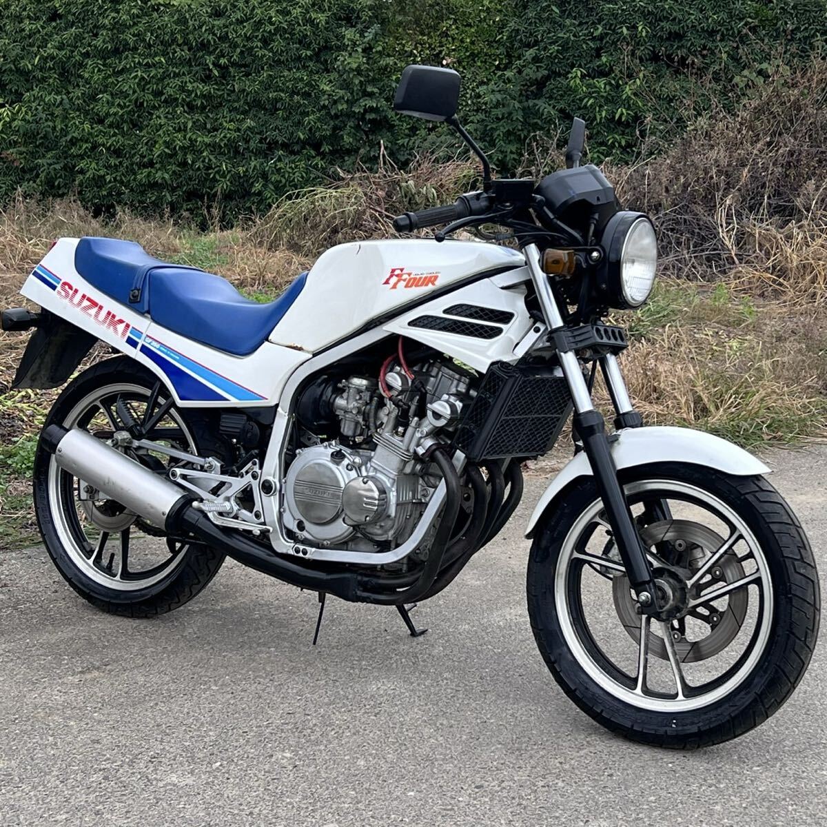 スズキ GF250 GJ71C 実動 書あり 人気 現状車両 絶版車 レーサー 希少 マニア オリジナル 検) FW CBR FZR バリオス GSX バンディット拍卖