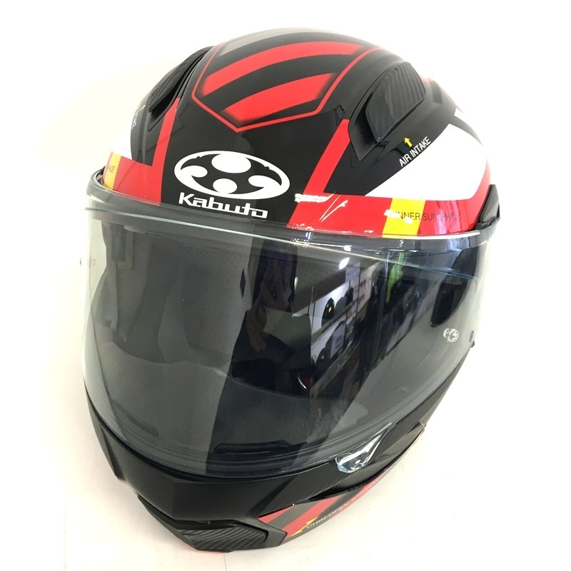 OGK KABUTO カブト RYUKI ALEAT システムヘルメット 除菌消臭済 レッド オートバイ ツーリング ライディング バイカー バイク用品 ◇TA3359拍卖