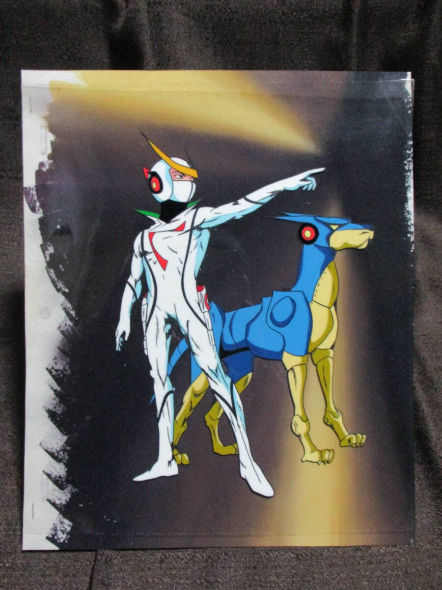「新造人間キャシャーン」複製セル画 手描き背景付き/キャシャーン フレンダ― タツノコプロ            管理:(S1-79☆拍卖