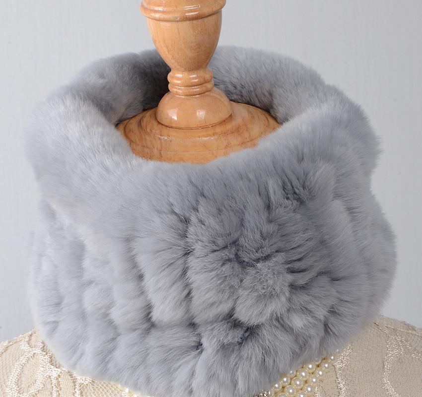 ◆新品◆限定 柔らかな毛皮の レッキス編み込みスヌード 毛皮ファー拍卖