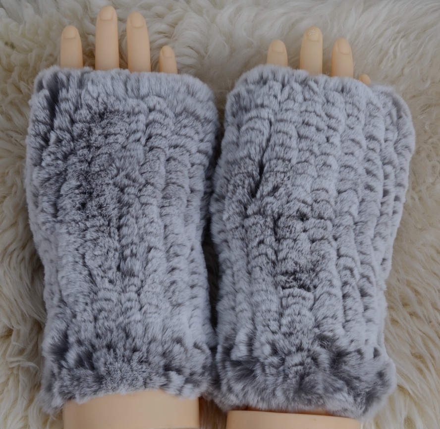 新品限定☆ 柔らかな毛皮の レッキス編み込みアームウォーマー/毛皮 リアルファー拍卖