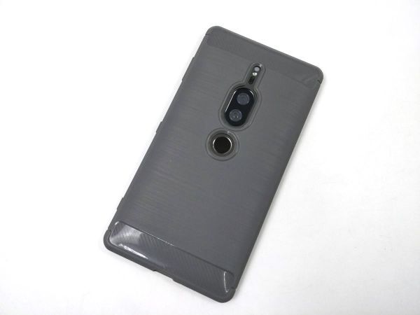 Xperia XZ2 Premium SO-04K SOV38用 ソフトケース カバー TPU グレー拍卖