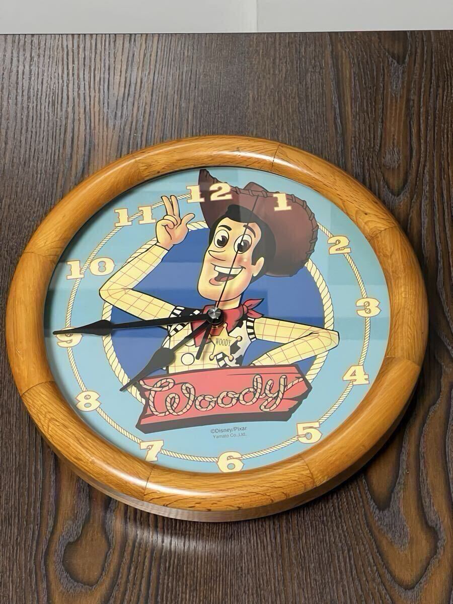 【激レア・中古・ジャンク】トイストーリー ウッディのラウンドアップ 壁掛け時計 ウォールクロック やまと製 限定400個 Woody’s Roundup拍卖