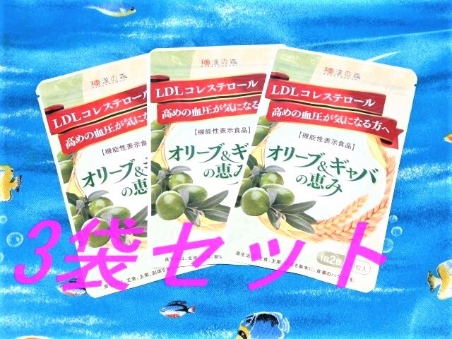 ■オリーブ&ギャバの恵み ☆和漢の森 3袋 賞味期限 2027年2月拍卖