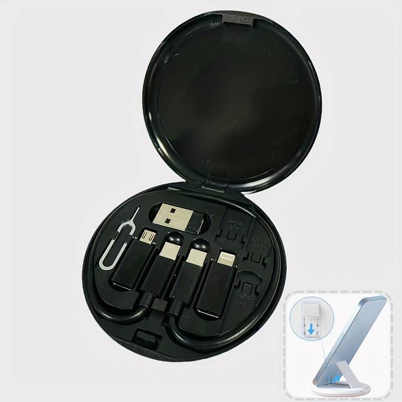 5-in-1 USB-C充電ケーブルセット ★iPhone Androidタブレット対応 高速充電 /データ転送 黒拍卖