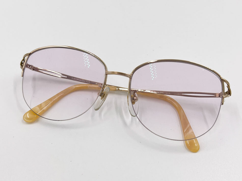 MORABITO モラビト 眼鏡 フレーム K18 度入り 19.5g 美品拍卖