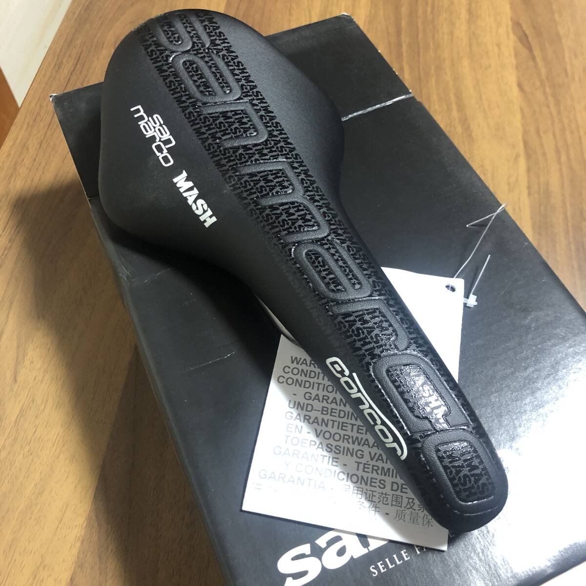 MASH x Sella San Marco ■コラボ・サドル■Concor■箱有り・美品■BLUE LUG PIST cadence GIRO MASHSF chrome ピスト拍卖