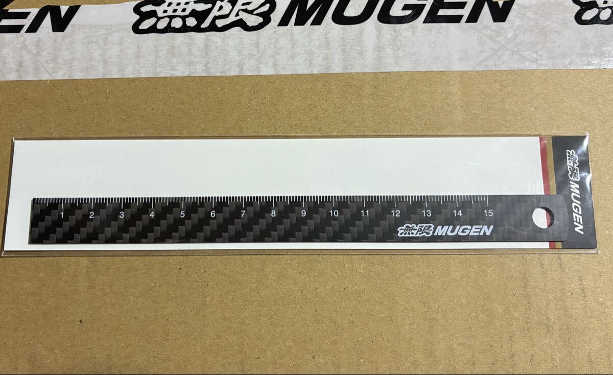 非売品 無限MUGEN カーボンスケール 定規 ドライカーボン製 ホンダ拍卖