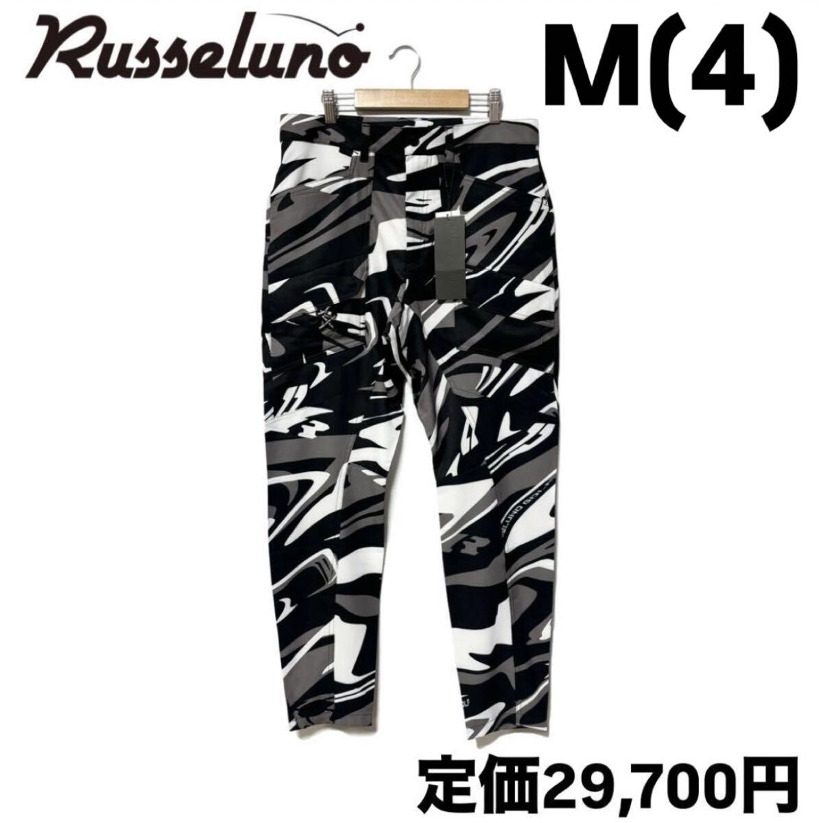 新品 ラッセルノ ゴルフ コンバット ポケット ロングパンツ ブラックカモ M 4 ゴルフパンツ ゴルフウェア RG-2410712拍卖