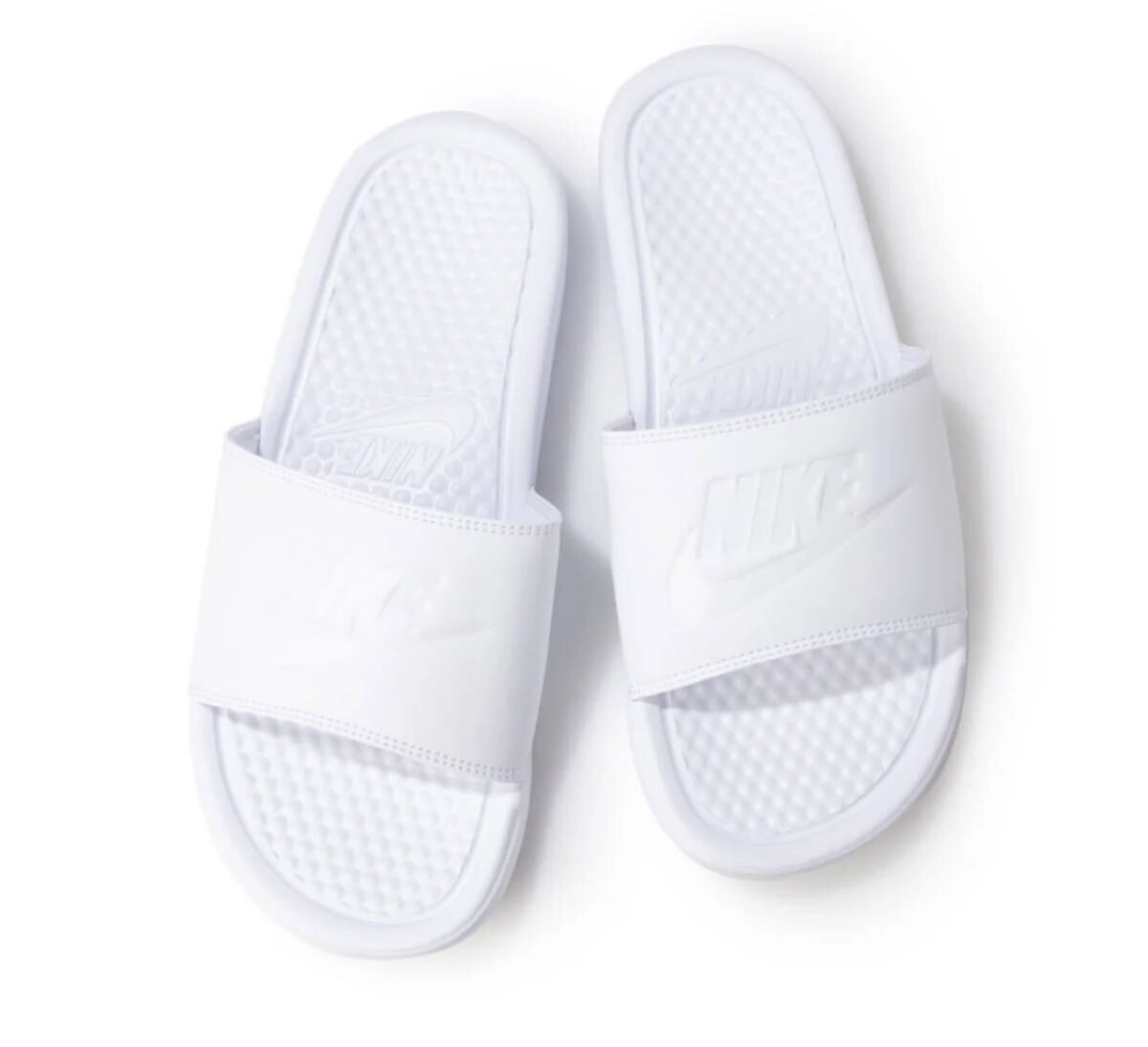 NIKE(ナイキ)ベナッシ JDI BENASSI JDI サンダル シューズ 343881-115 (ホワイト/ホワイト)24㎝拍卖