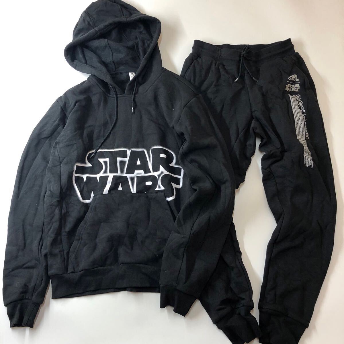 adidas アディダス x STAR WARS スターウォーズ パーカー & パンツ セット 上下 FN3234 FN3047 サイズM拍卖