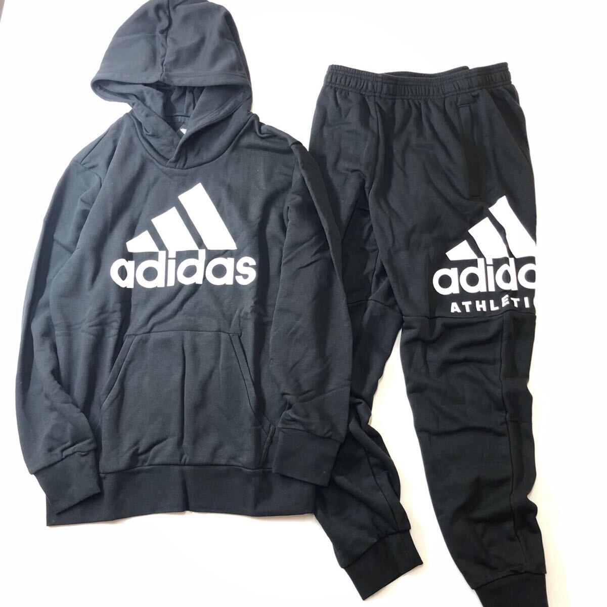 adidas ロゴ スウェット上下セットCW3861cf9552サイズ O拍卖