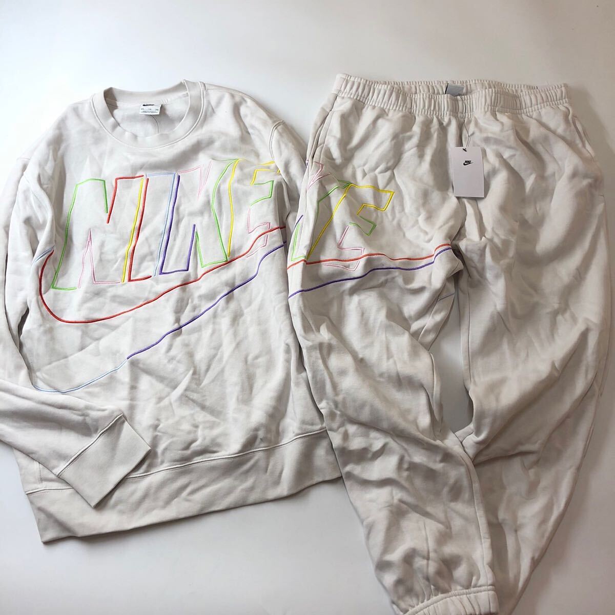 ナイキ スウェットトレーナーパンツ上下セットクラブ+ BB LS クルー MCF DX0530-030 DX0548-030サイズ2XL拍卖