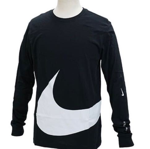NIKE スポーツウェア ロングスリーブ Tシャツ DD3396-010 サッカー フットサル カジュアル ロンTシャツ サイズS拍卖