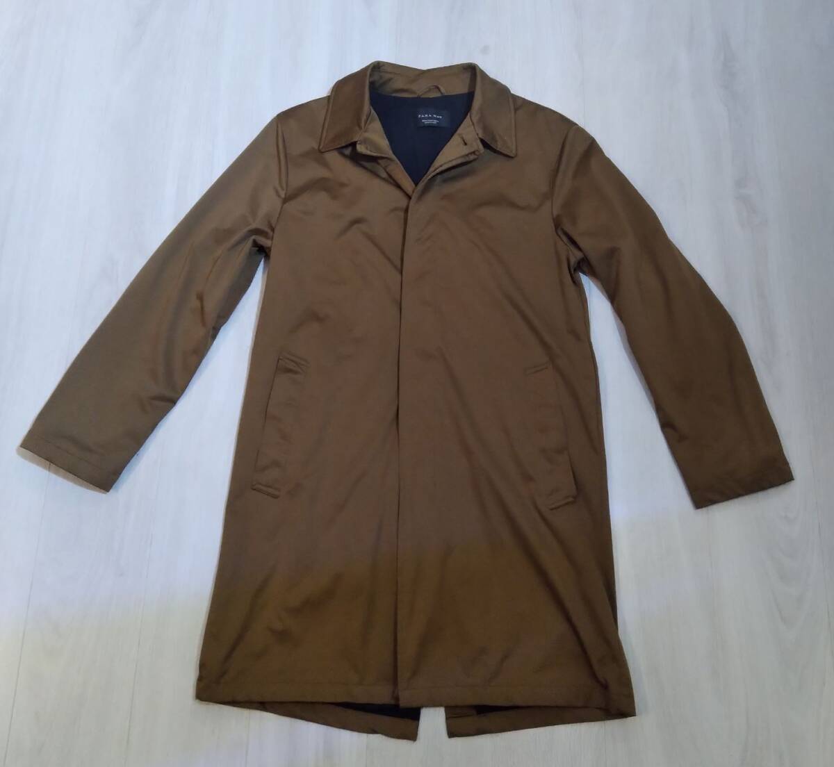 良品★ZARA MAN★ステンカラーコート★40(M)★春/秋用拍卖
