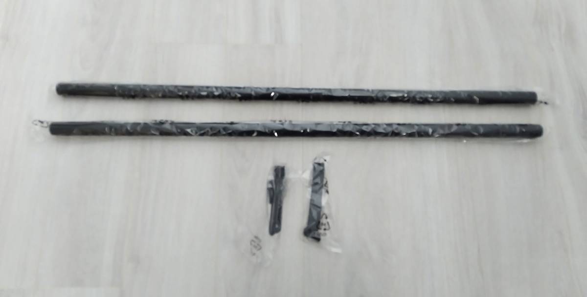 新品★メタルラック/ハンガーパイプ★25パイプ径付属品(ネーロ)★数量3拍卖