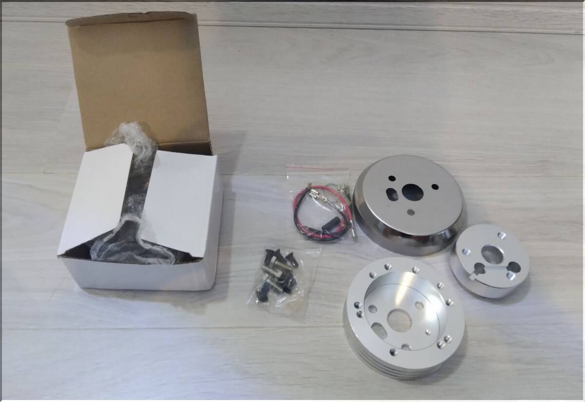 新品★CHEVROLET(シボレー)★5&6ホールビレットステアリングホイールアダプター★C1500/K1500/ラングラー/チェロキー等拍卖