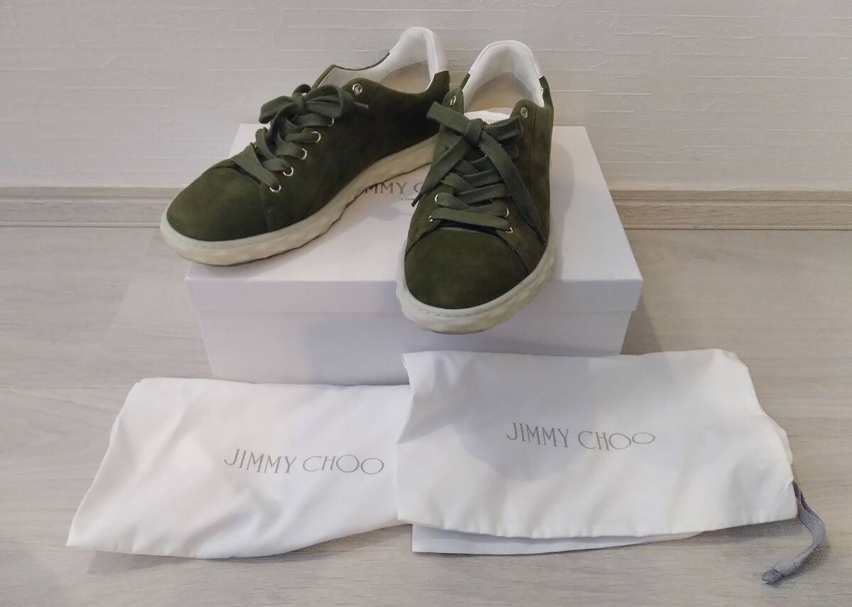 美品★正規品★JIMMY CHOO(ジミーチュウ)スニーカー/ダイヤモンドソール★清掃済★拍卖