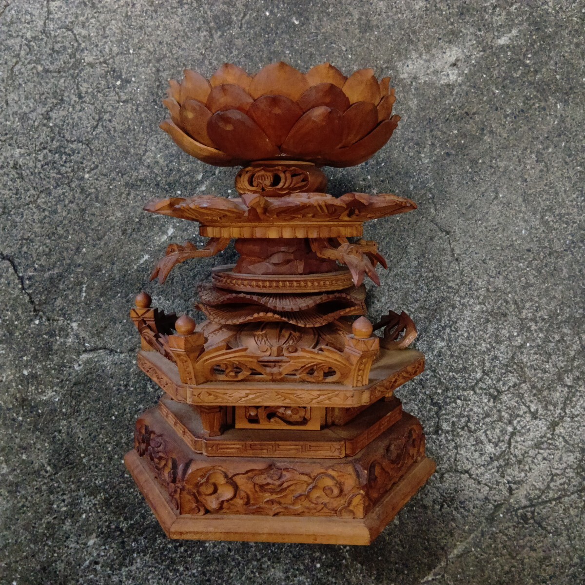 セ内/台座/蓮華座/木製/仏教美術品/セ内26拍卖