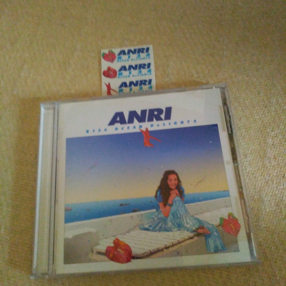CD「杏里/ANRI R134 OCEAN DeLIGHTS」ステッカー付き/オーシャン・ディライツ/寺井尚子/角松敏生/ベストアルバム/BEST拍卖