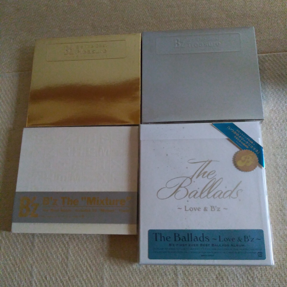 B'z ベストアルバム CD 4枚 セット The Best “Pleasure” The Best “Treasure” The “Mixture” The “Ballads” Love & B'z 稲葉浩志 拍卖