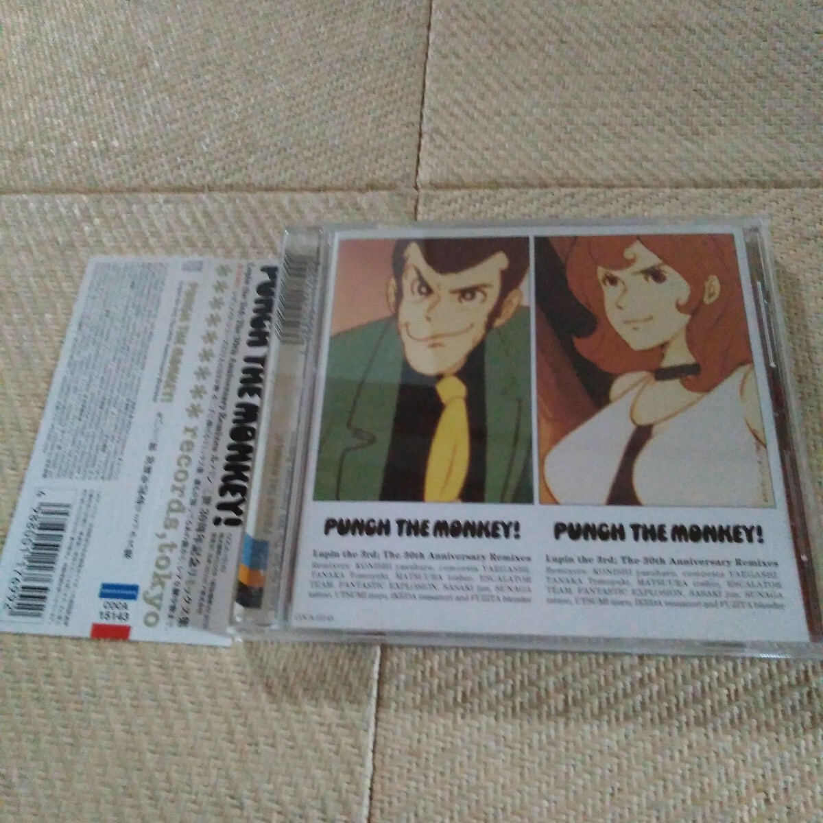 CD ルパン三世 PUNCH THE MONKEY! 30周年記念リミックス集 COCA 15143 小西康陽 池田正典 松浦俊夫 仲真史 田中知之 帯付き拍卖