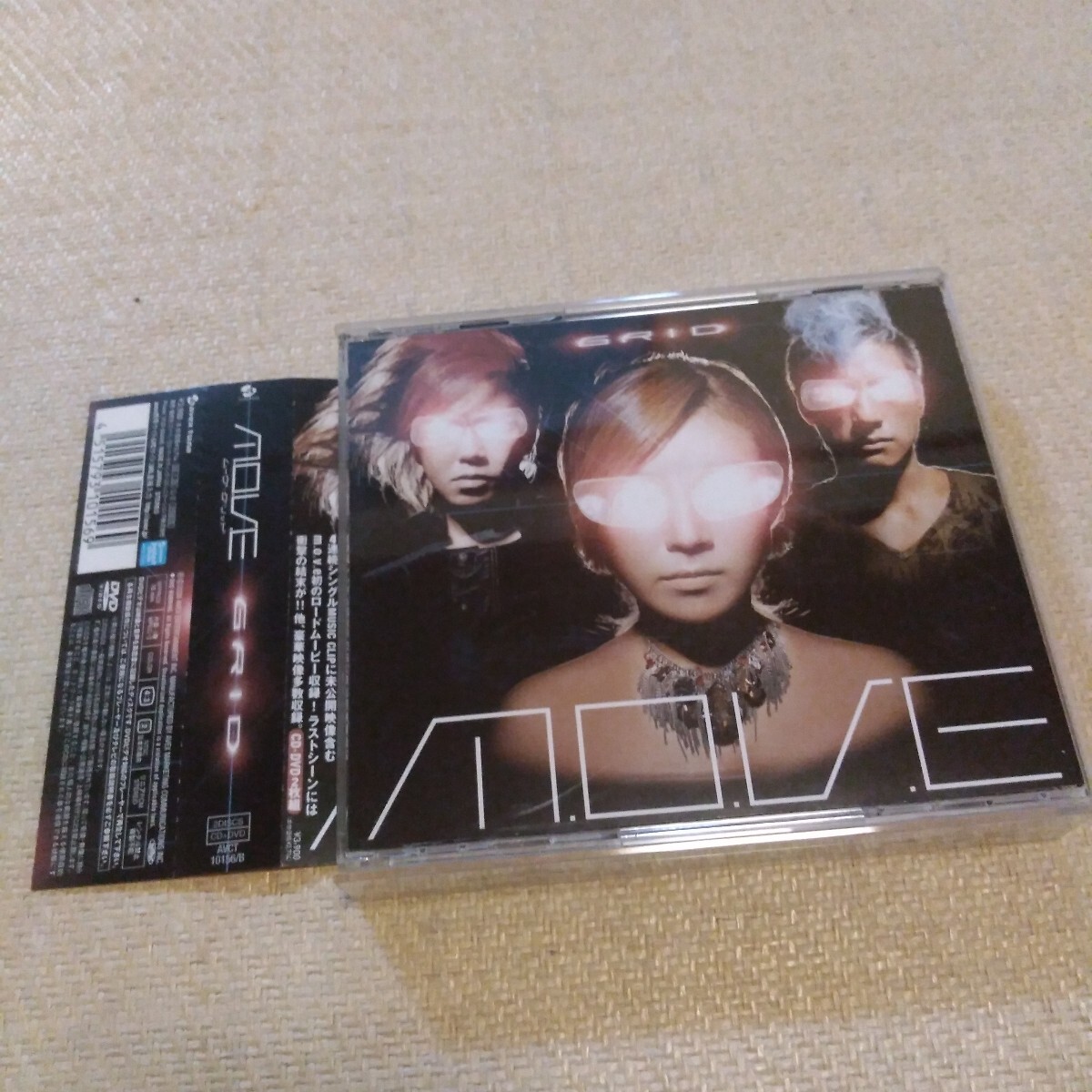 m.o.v.e GRID 初回限定盤 CD+DVD move 頭文字D Inistial D 帯付き拍卖